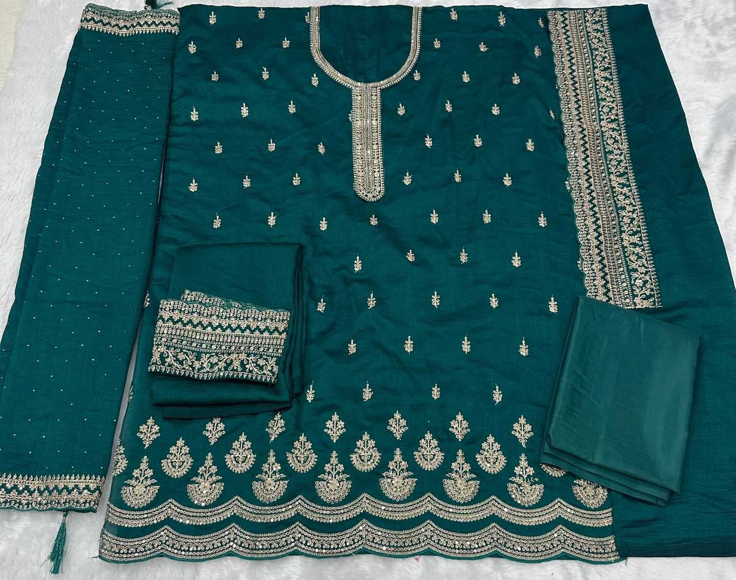 Heavy Silk Embroidery Suit