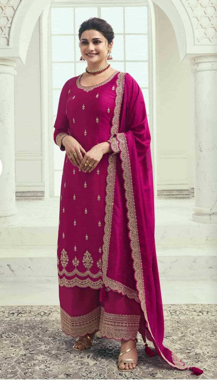 Heavy Silk Embroidery Suit