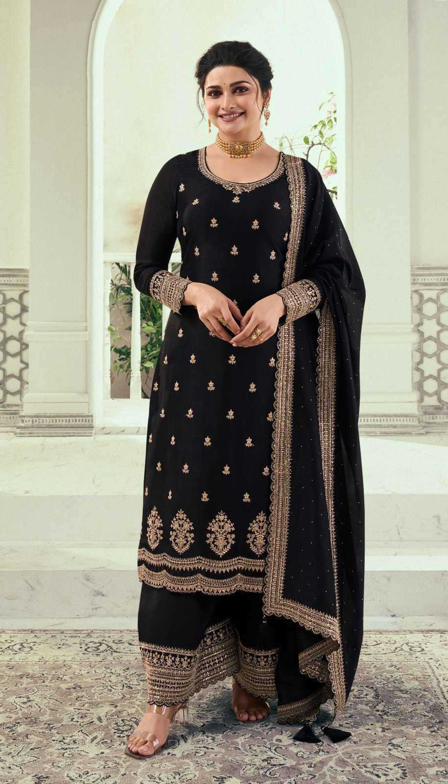 Heavy Silk Embroidery Suit