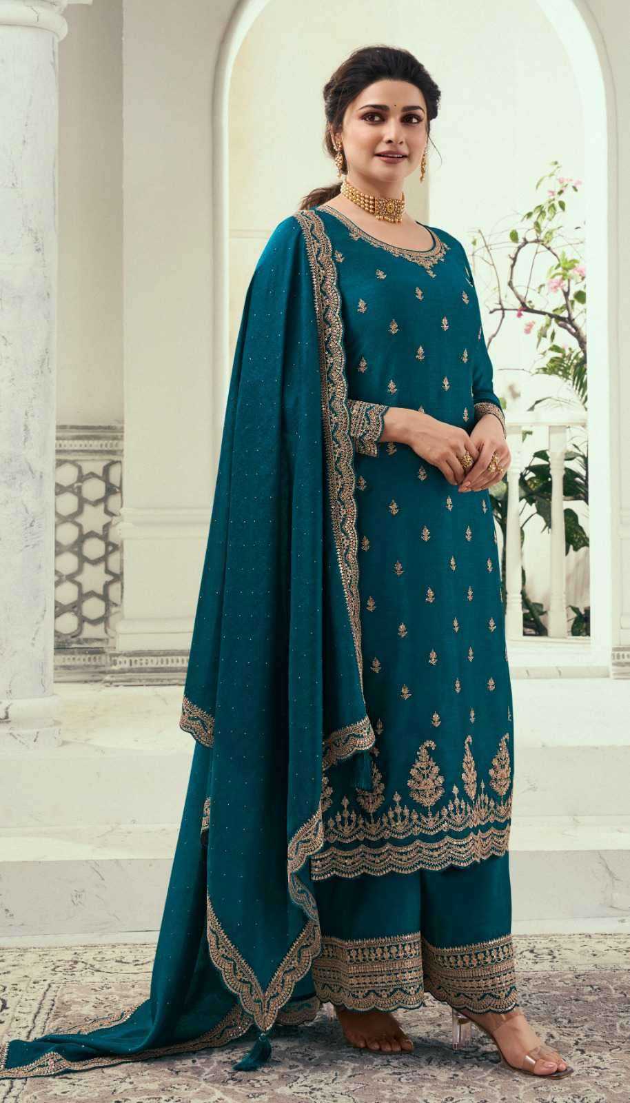 Heavy Silk Embroidery Suit
