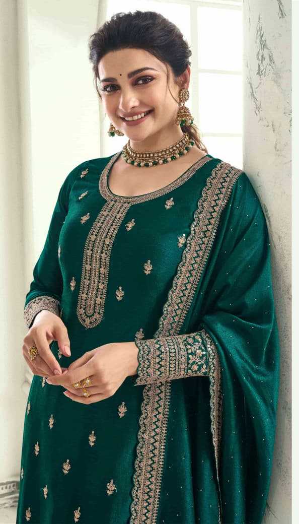 Heavy Silk Embroidery Suit