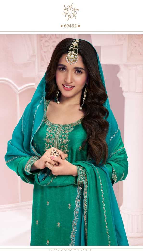 Soft Vichitra Ladies Suit
