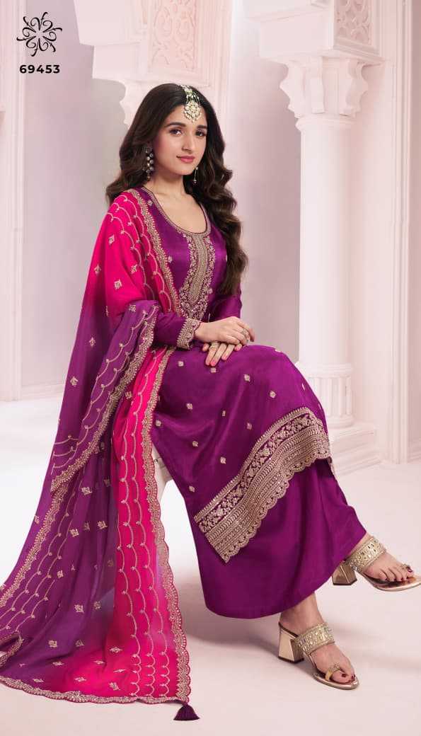 Soft Vichitra Ladies Suit