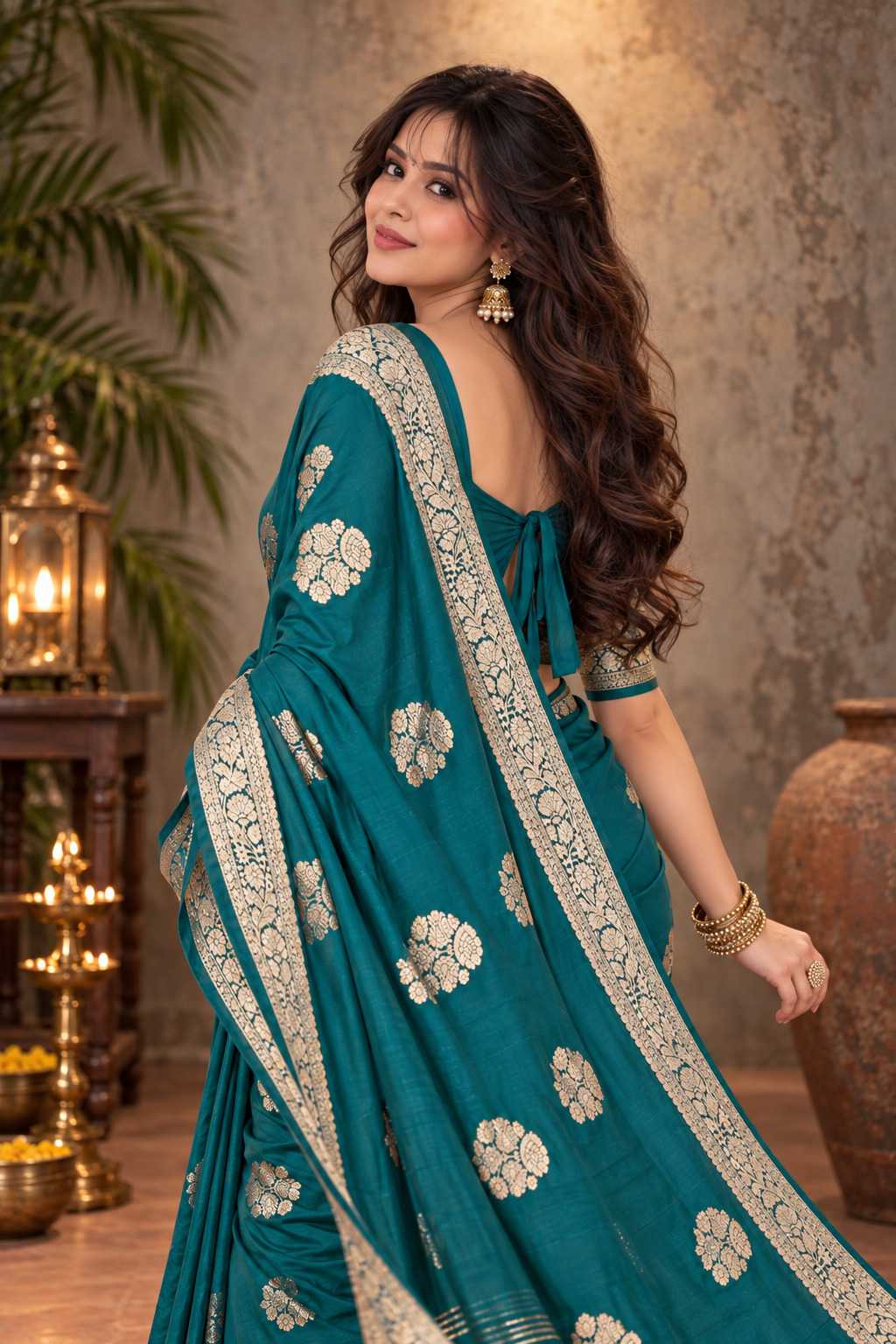 Aarya Silk Cotton Designer Saree