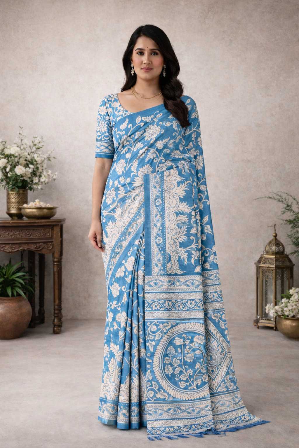 Tussar Silk Saree