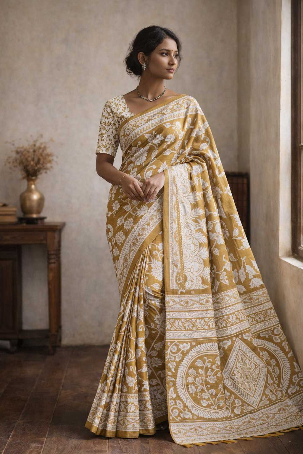 Tussar Silk Saree
