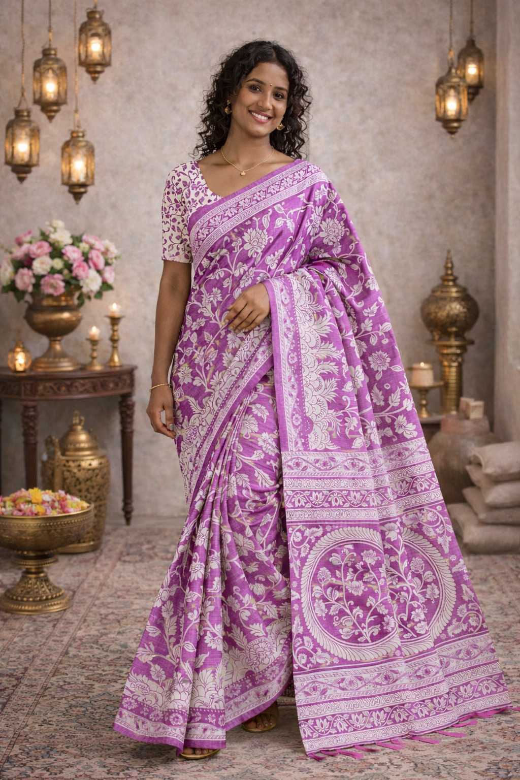Tussar Silk Saree