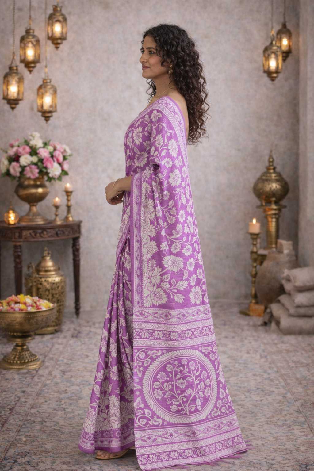 Tussar Silk Saree
