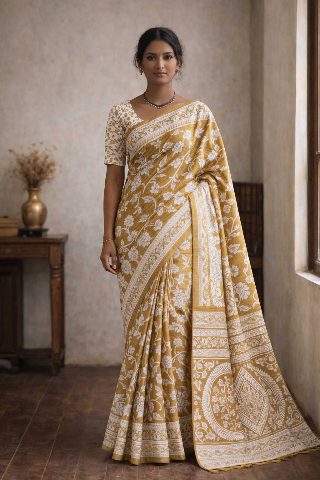 Tussar Silk Saree