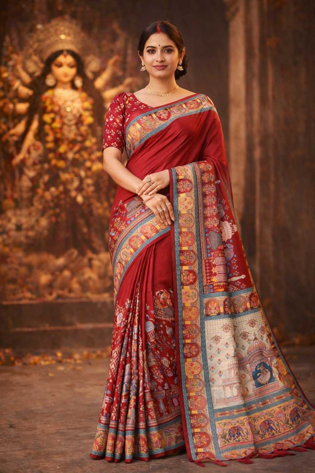Tussar Silk Saree