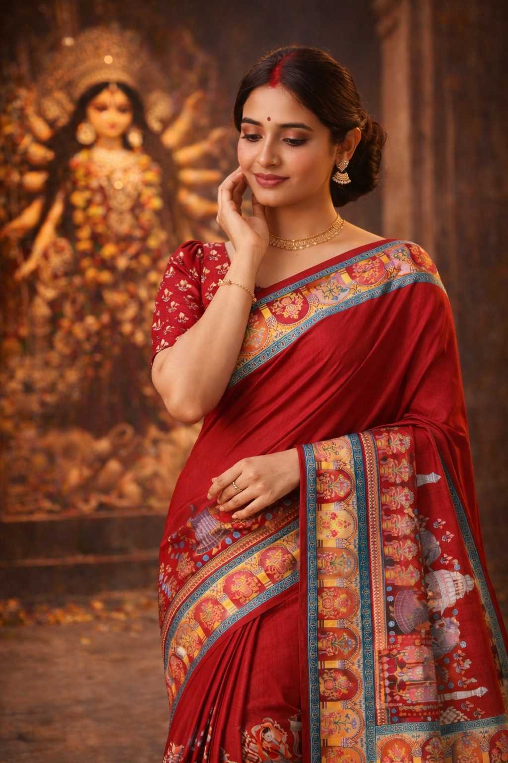 Tussar Silk Saree