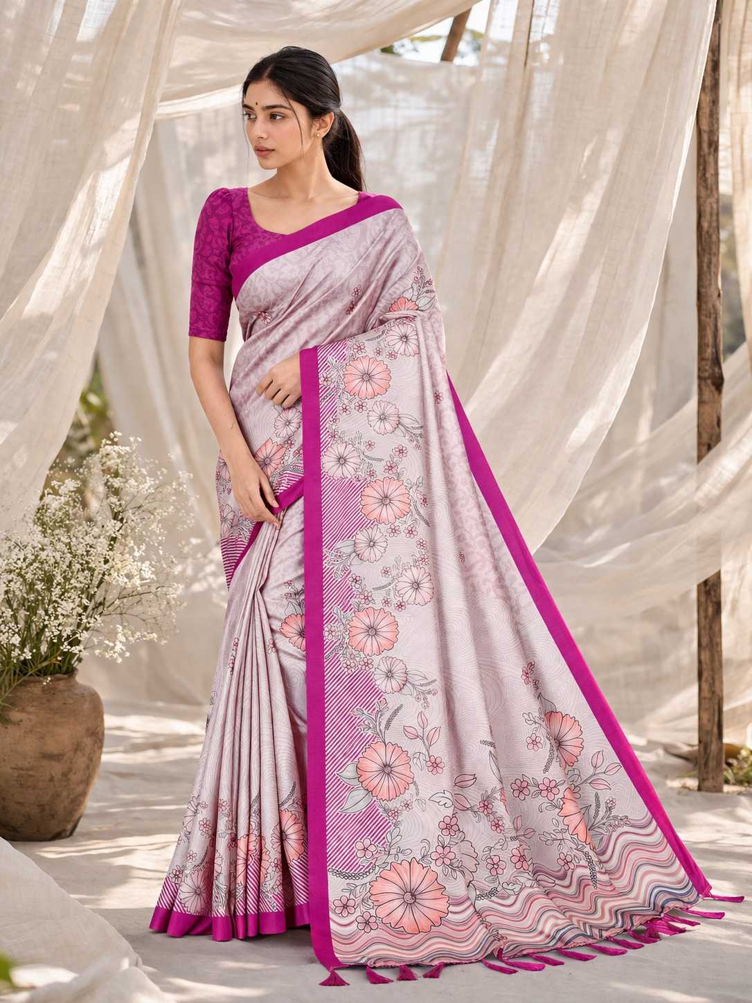 Tussar Silk Saree