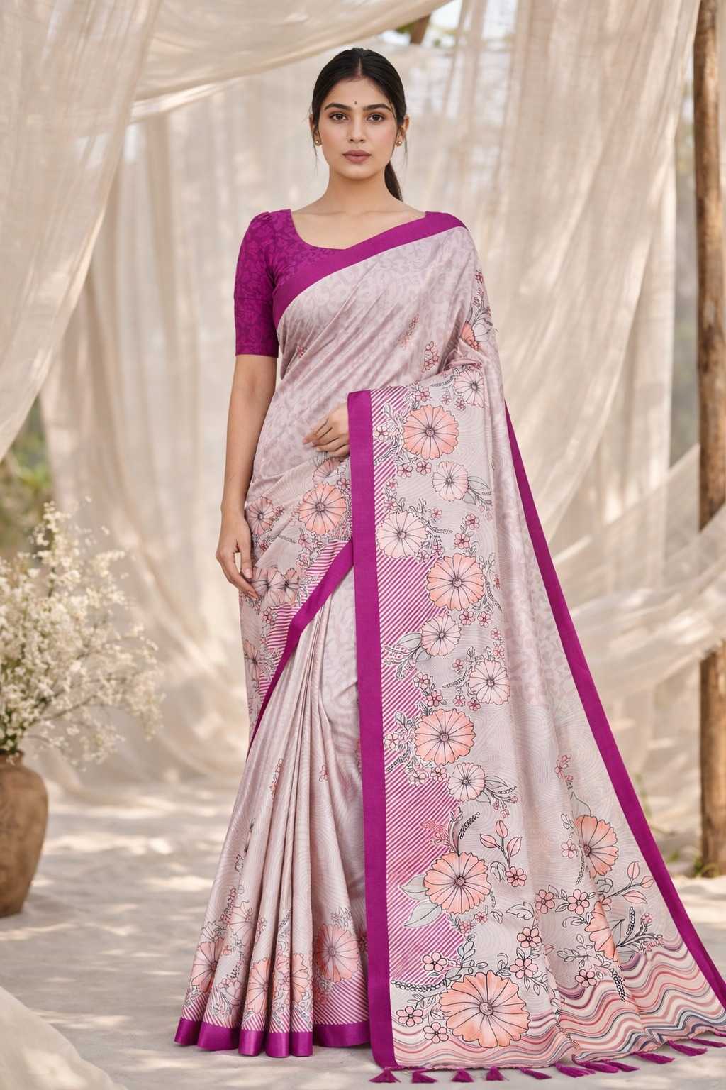 Tussar Silk Saree