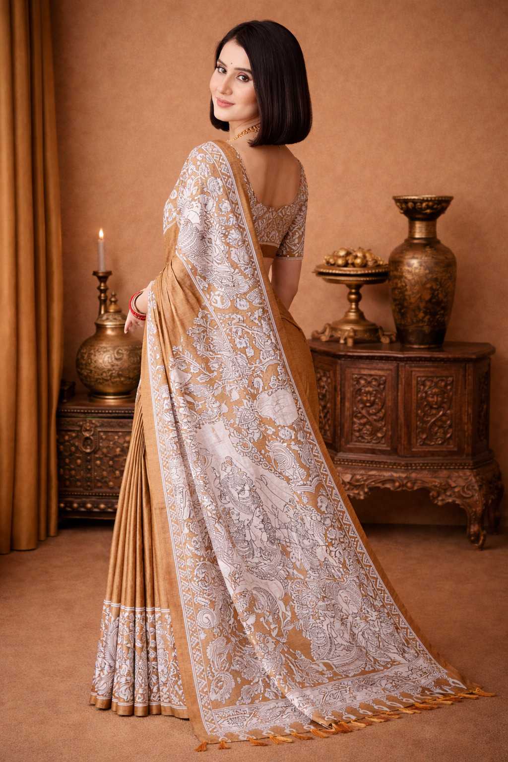Tussar Silk Saree