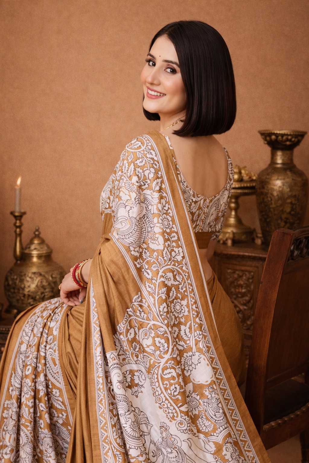 Tussar Silk Saree