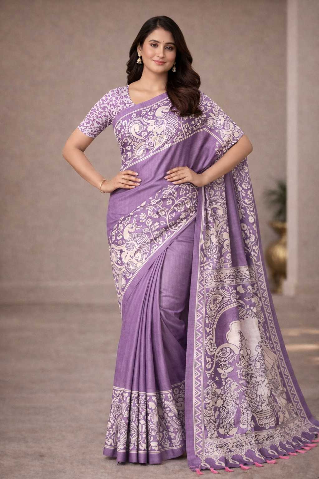 Tussar Silk Saree