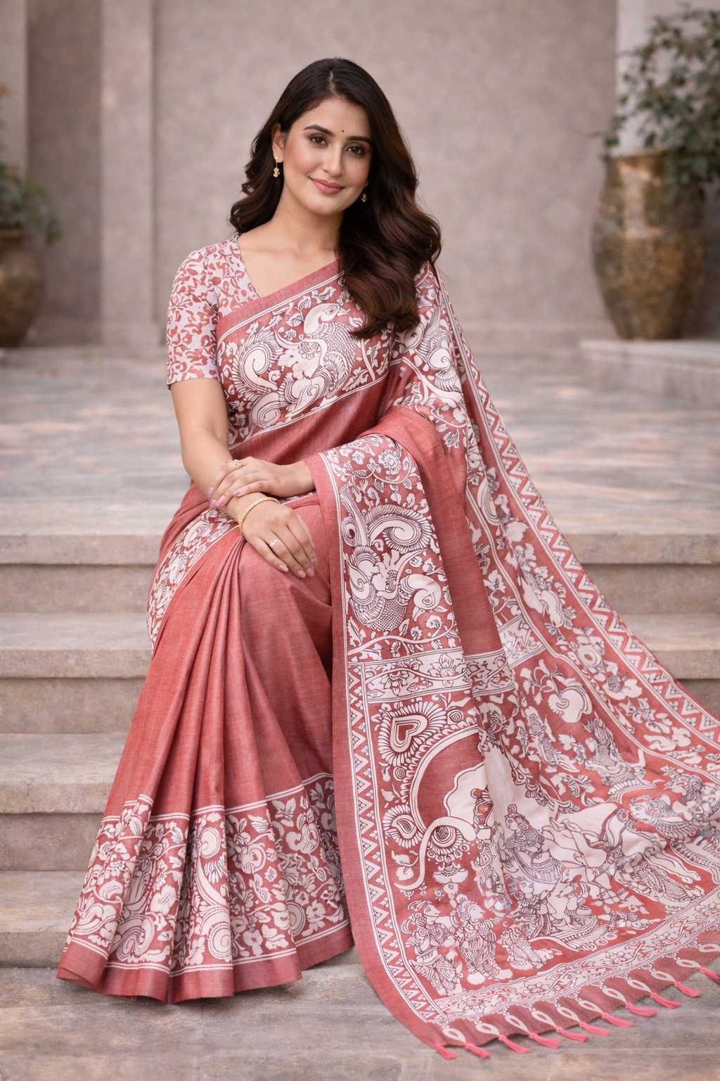 Tussar Silk Saree