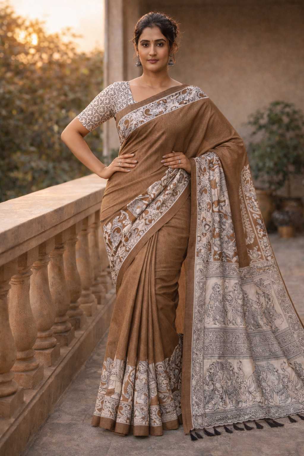 Tussar Silk Saree