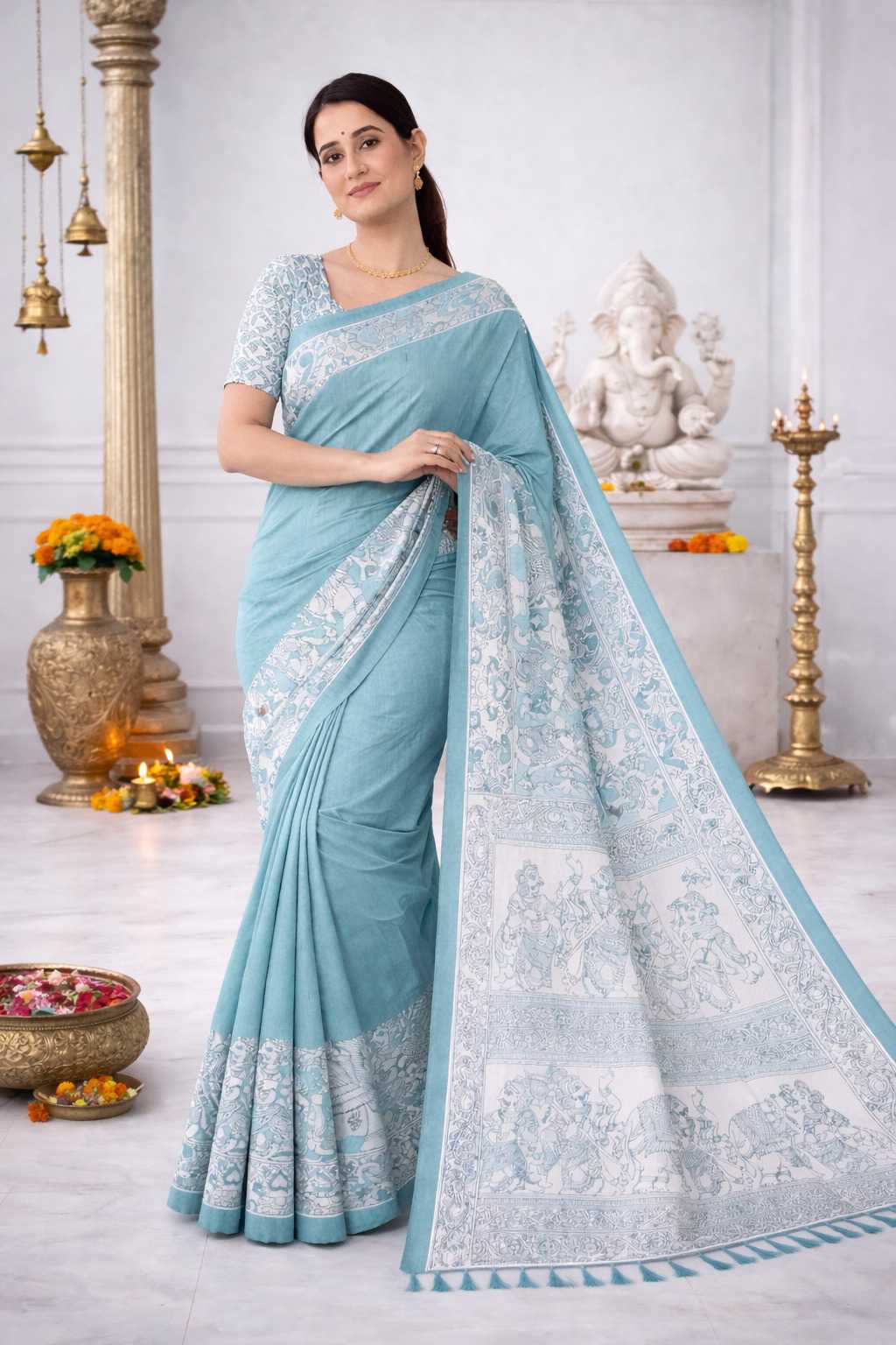 Tussar Silk Saree