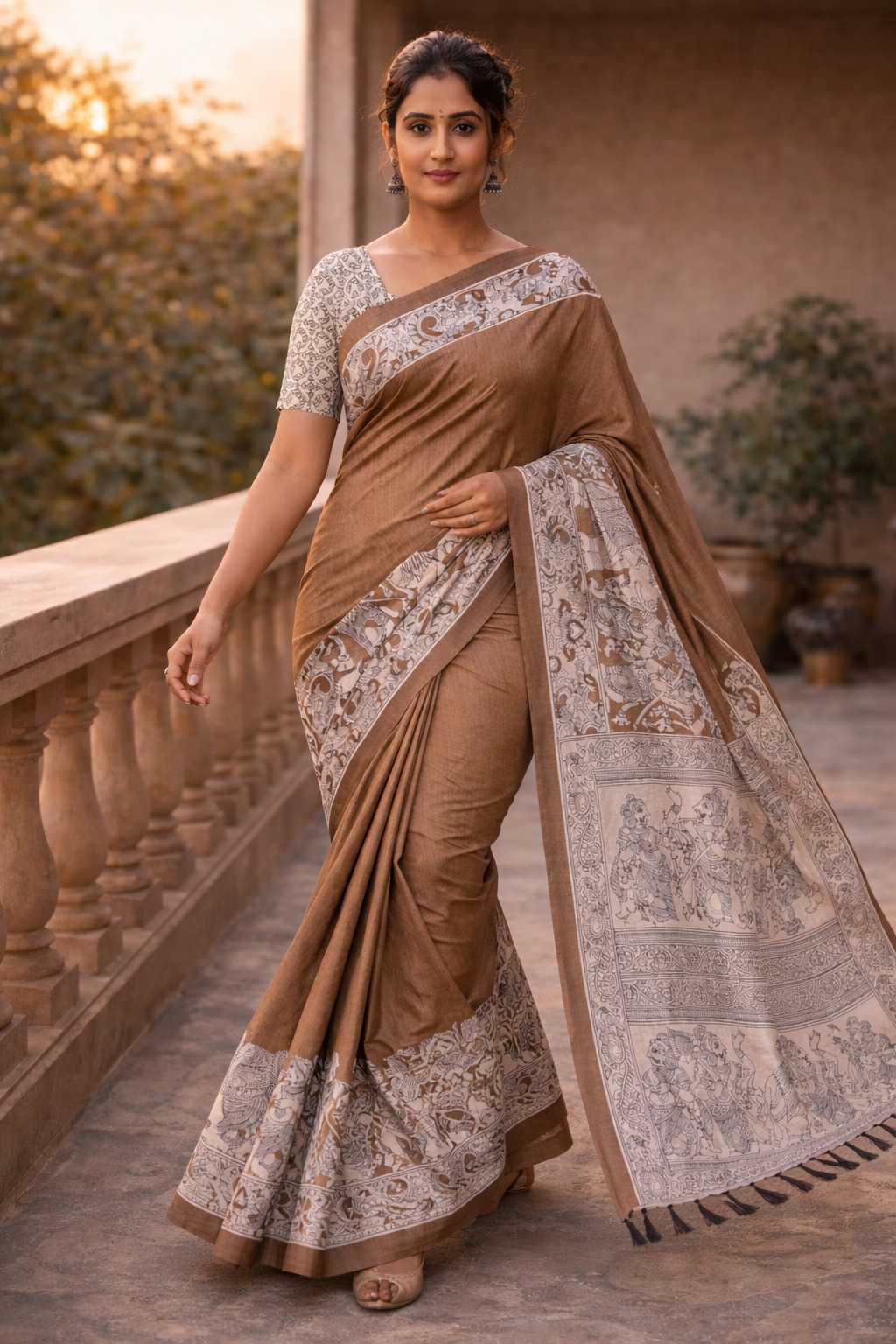 Tussar Silk Saree