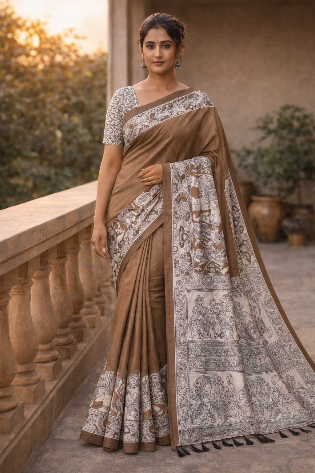 Tussar Silk Saree