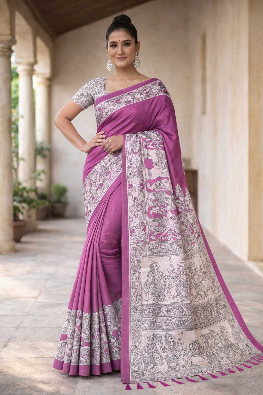 Tussar Silk Saree