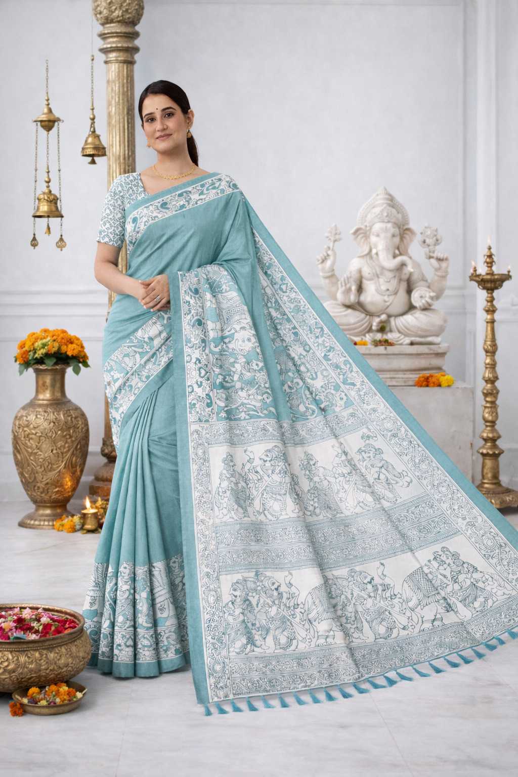 Tussar Silk Saree