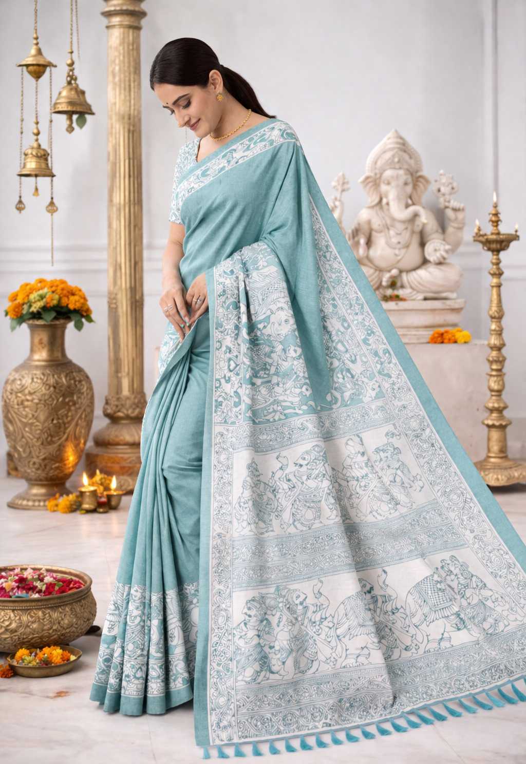 Tussar Silk Saree