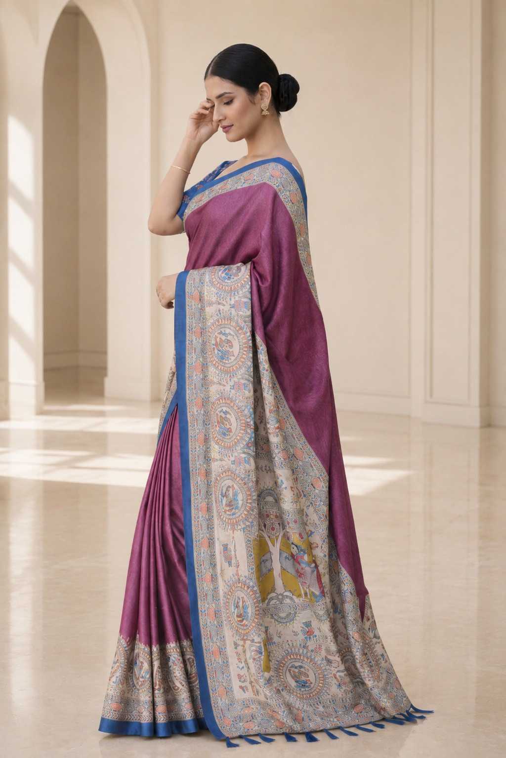 Tussar Silk Saree