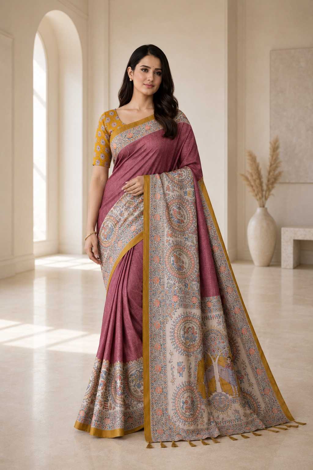Tussar Silk Saree