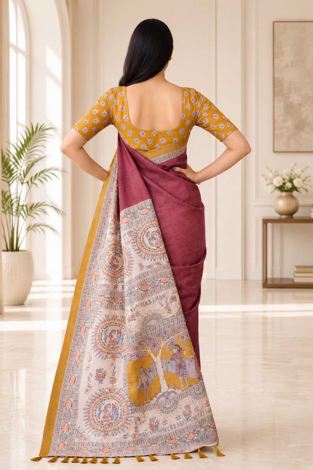 Tussar Silk Saree