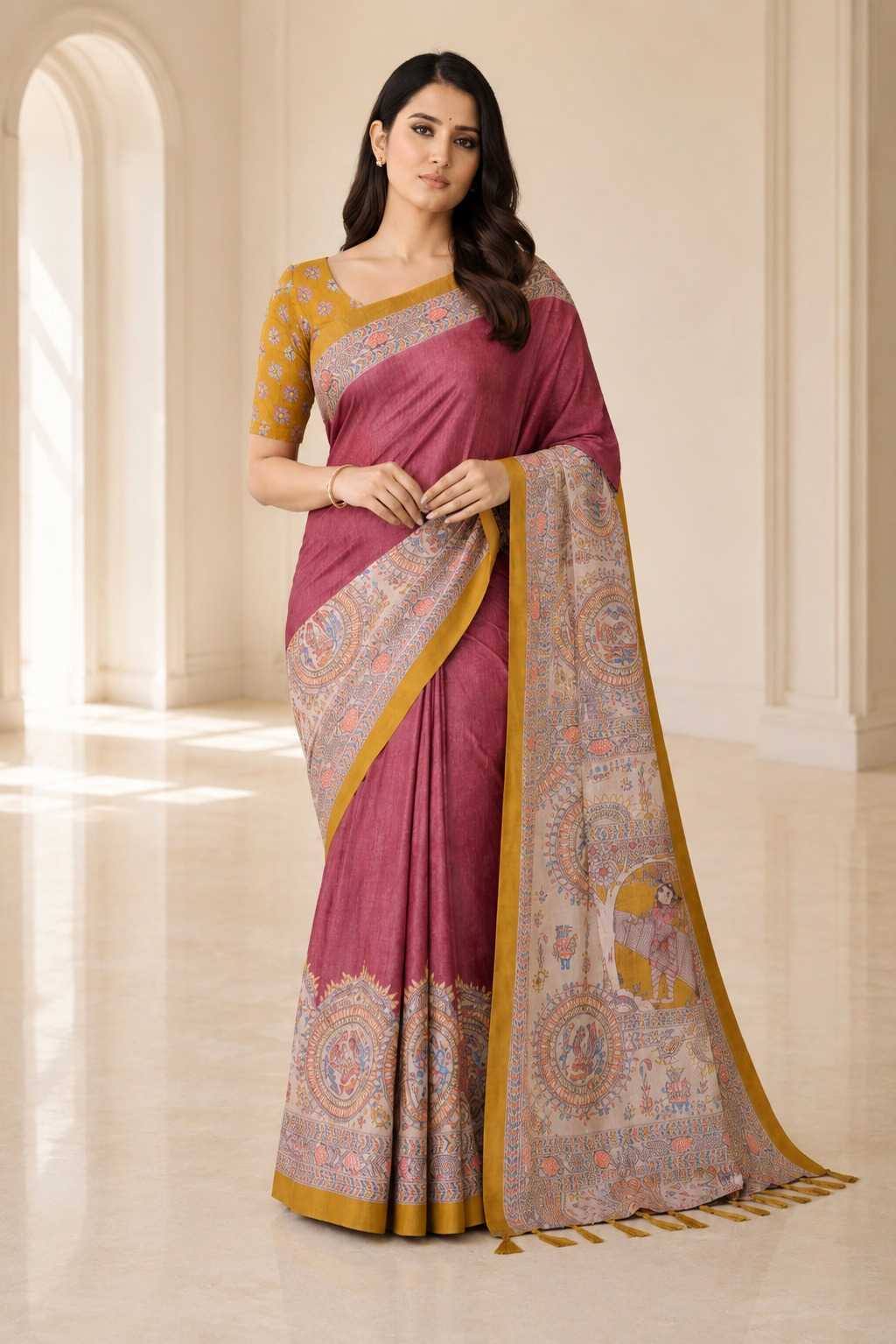 Tussar Silk Saree