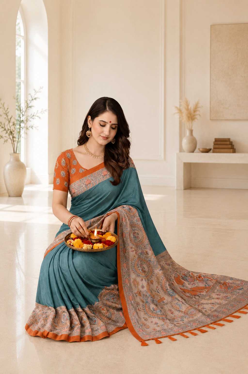 Tussar Silk Saree