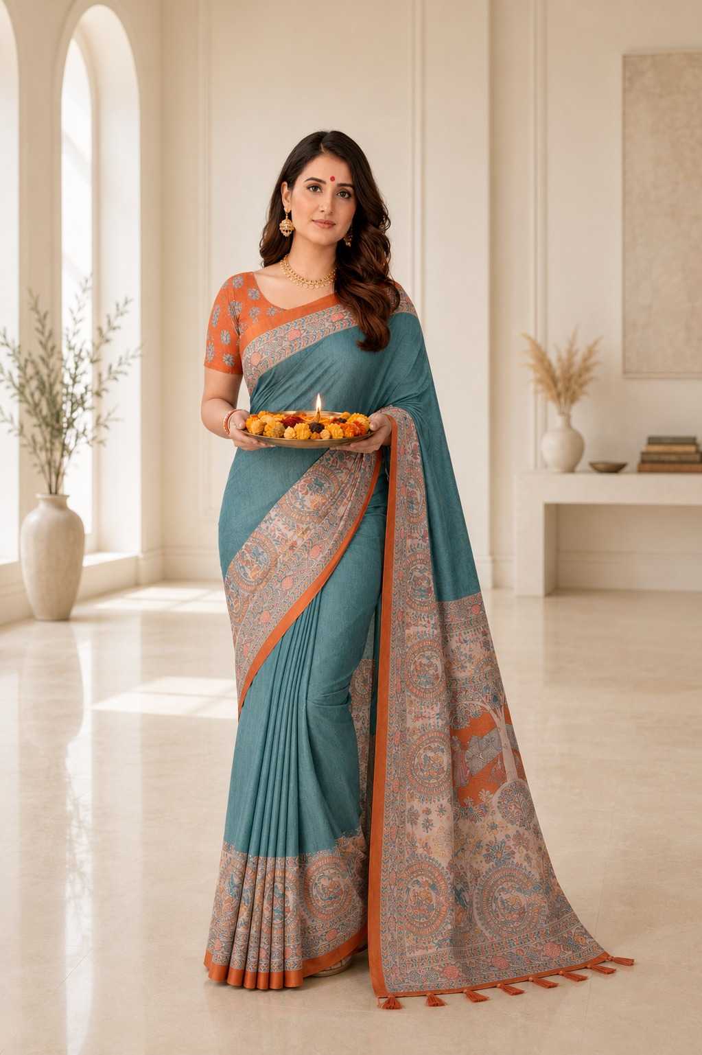 Tussar Silk Saree