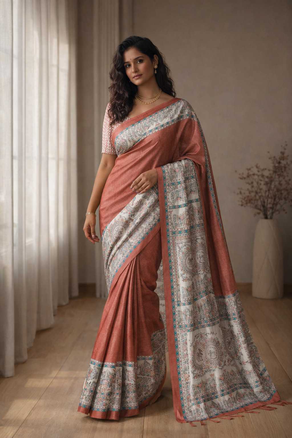 Tussar Silk Saree