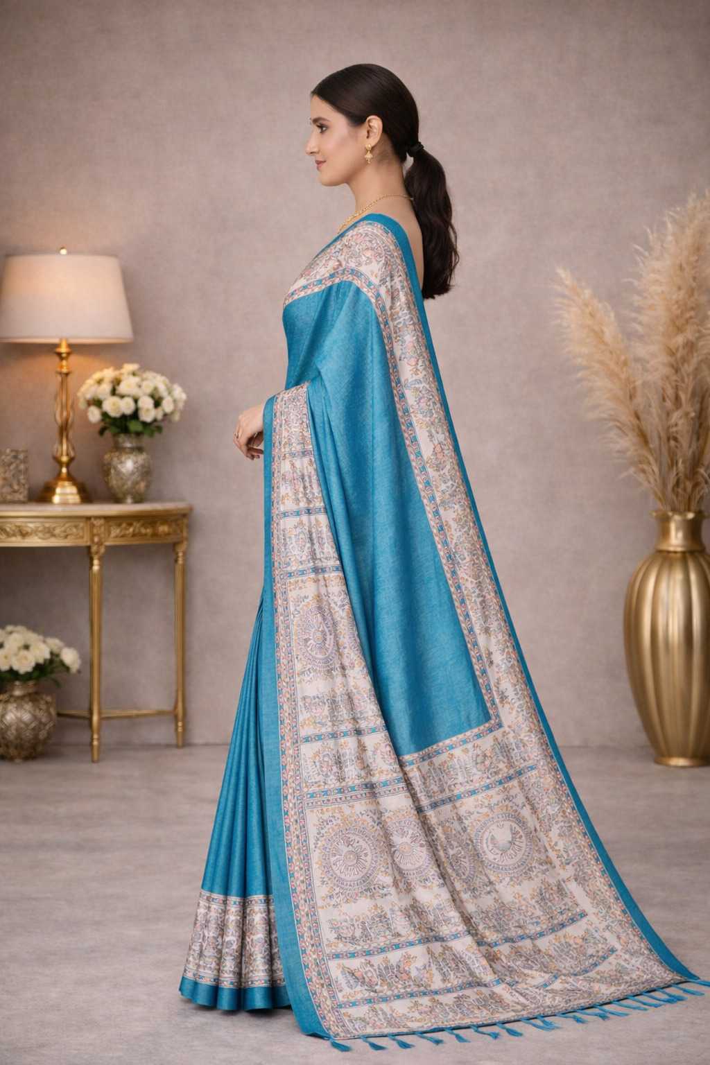 Tussar Silk Saree