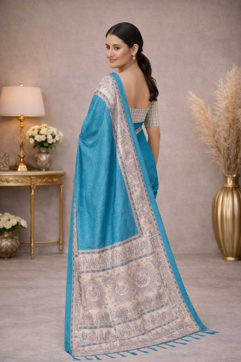 Tussar Silk Saree