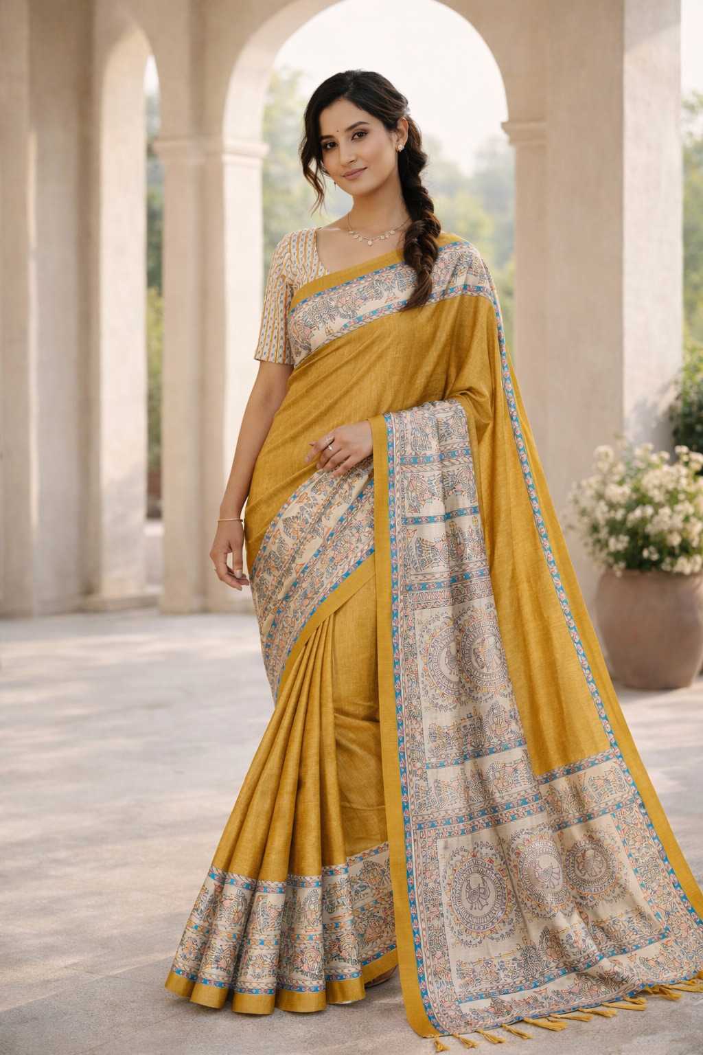 Tussar Silk Saree