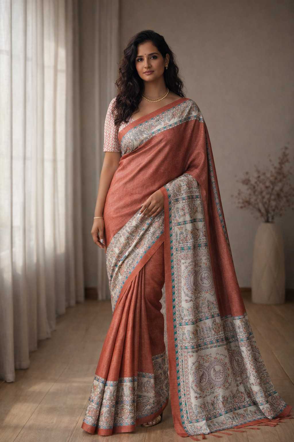 Tussar Silk Saree