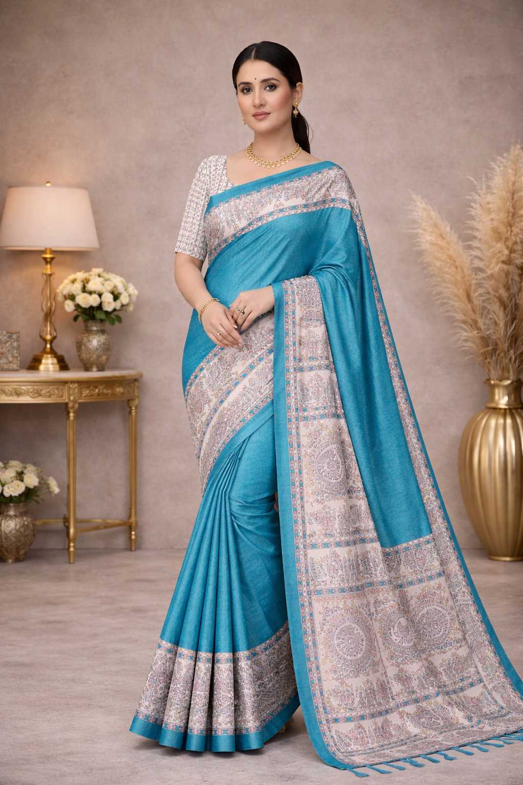 Tussar Silk Saree