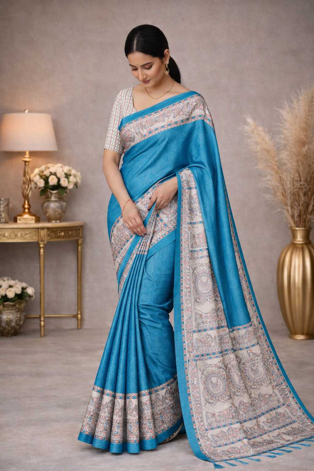 Tussar Silk Saree