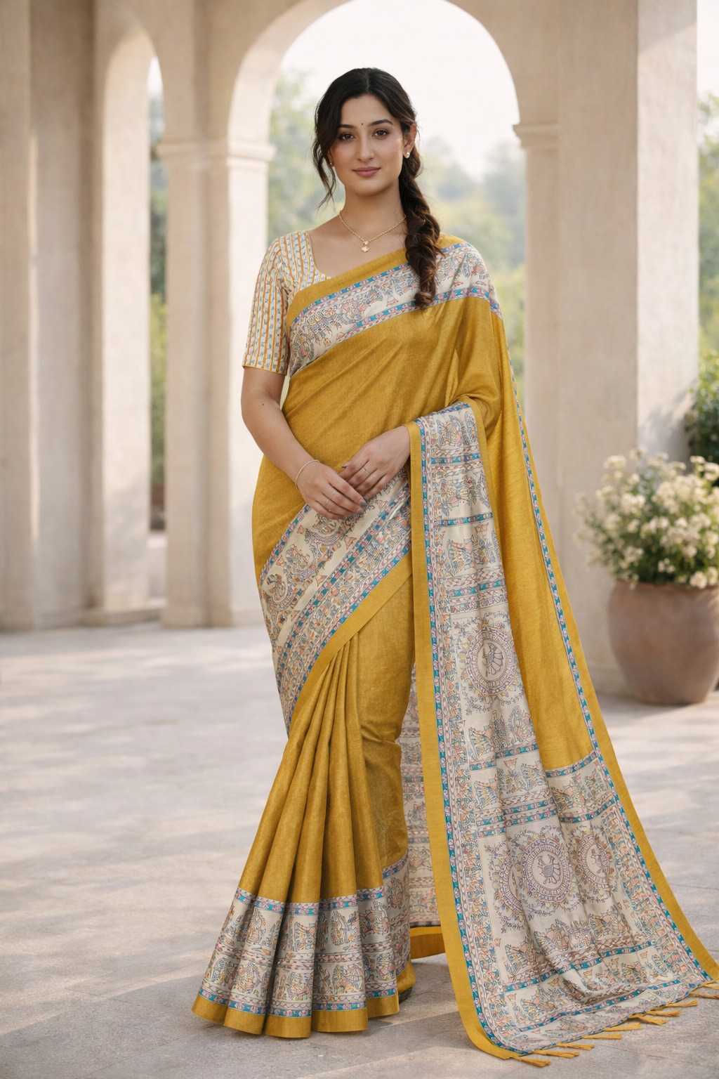 Tussar Silk Saree