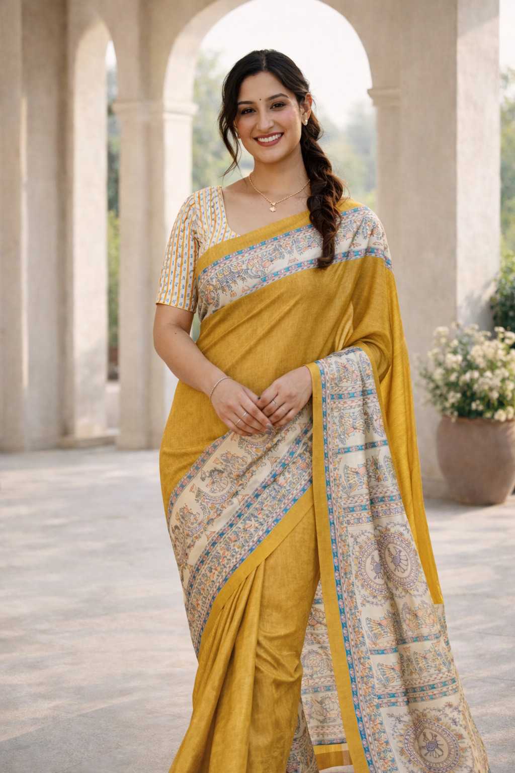 Tussar Silk Saree