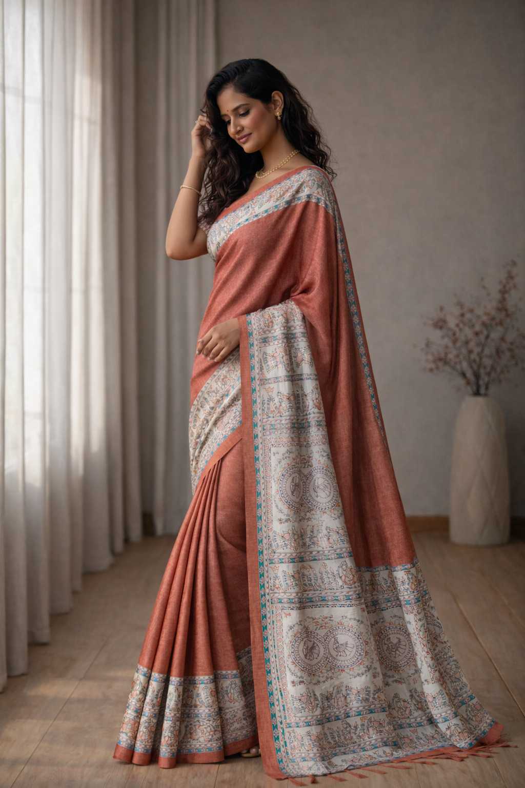 Tussar Silk Saree