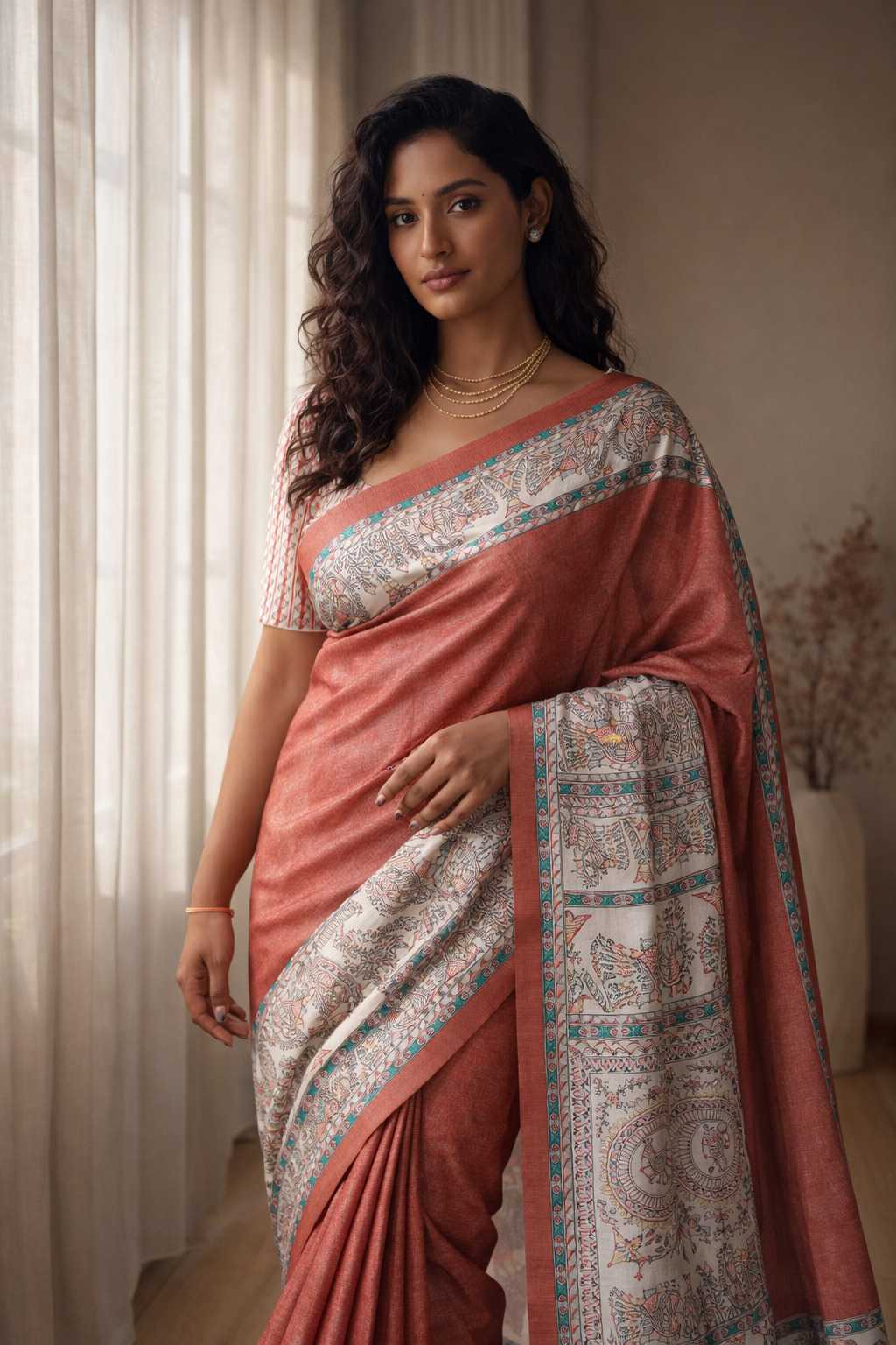 Tussar Silk Saree