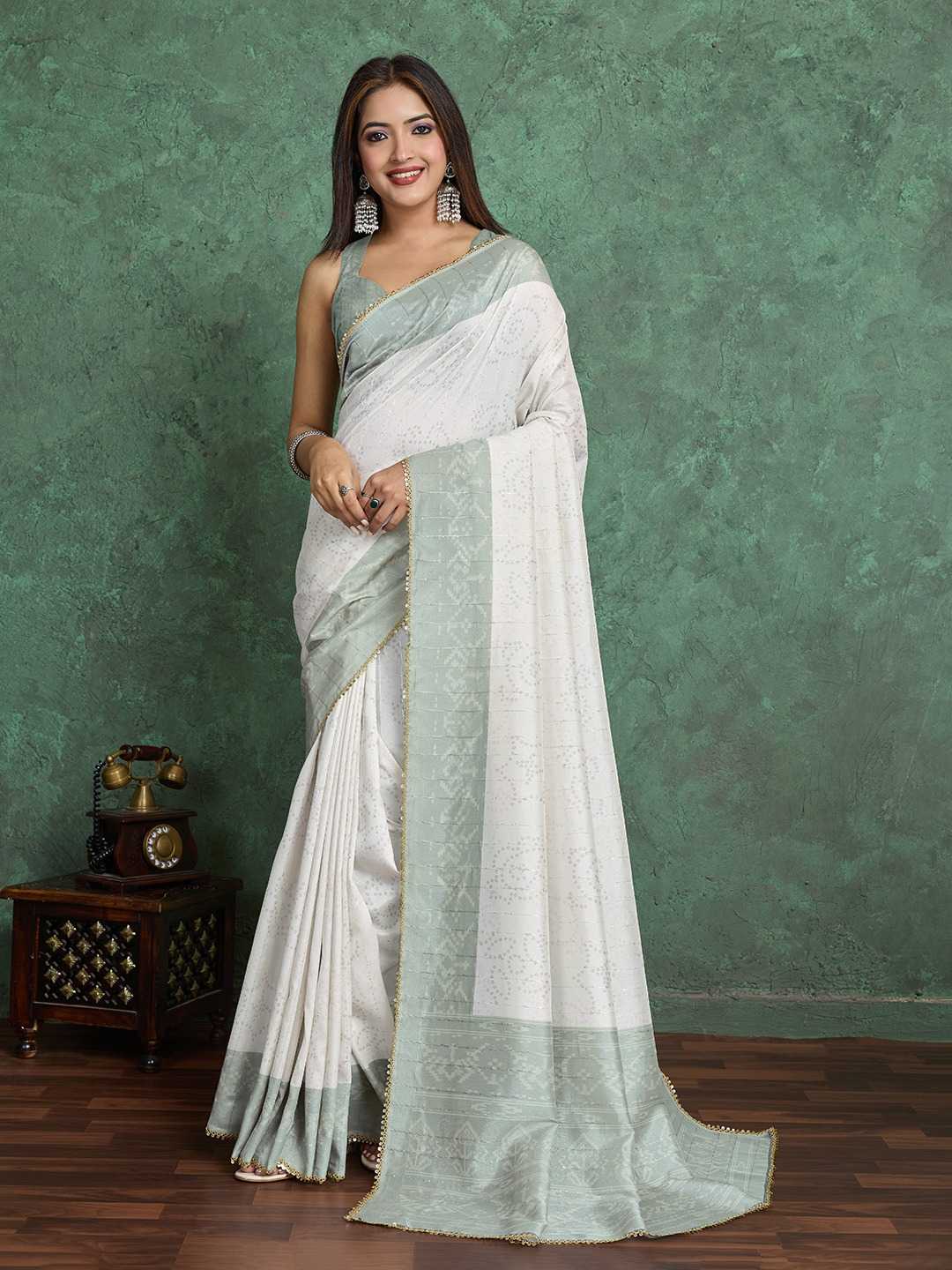 Key Silk Printed Saree