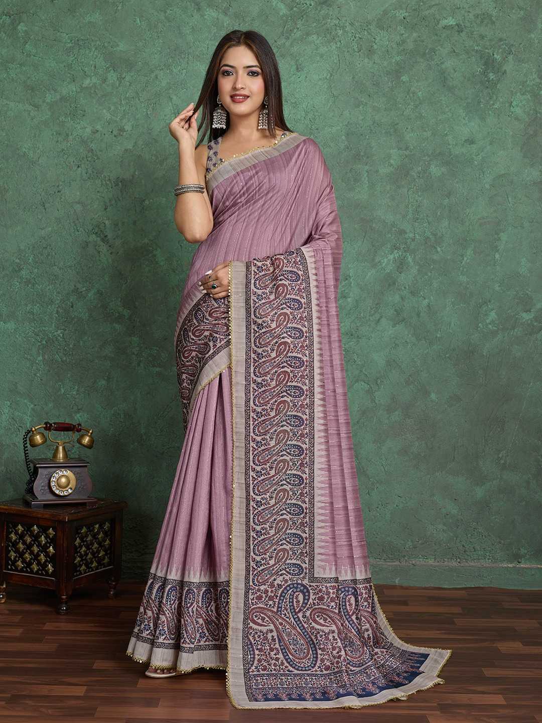 Key Silk Printed Saree