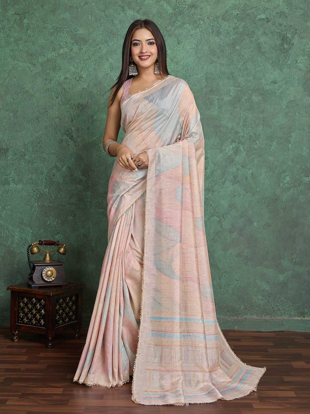 Key Silk Printed Saree