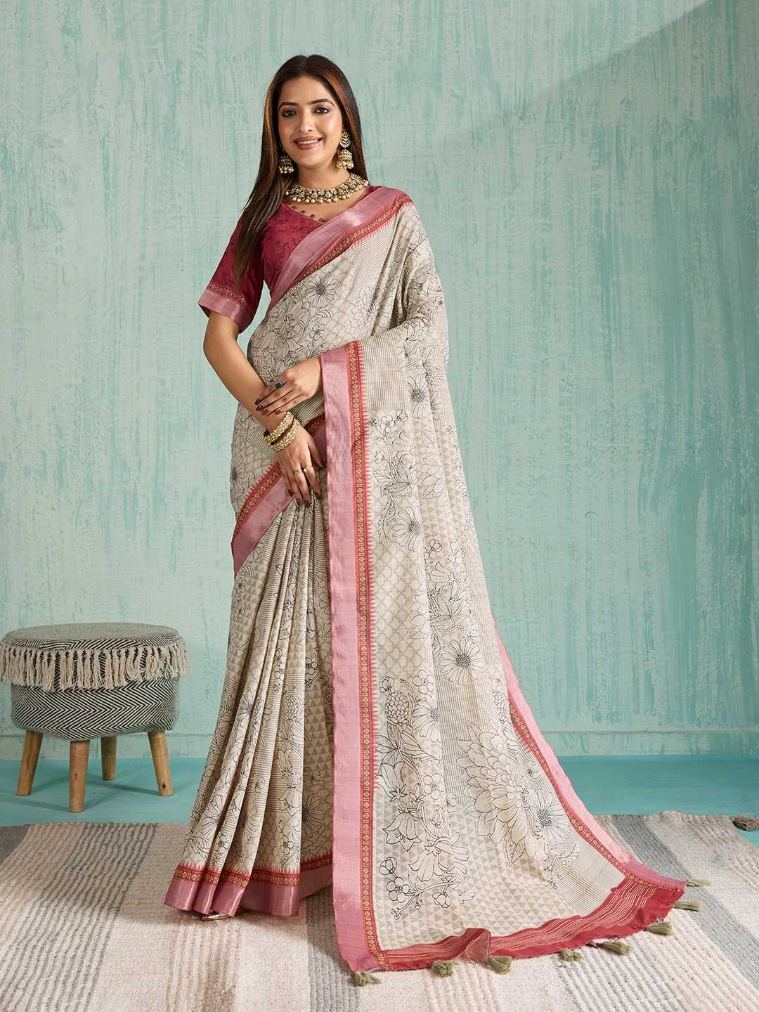 Silk Printed Saree