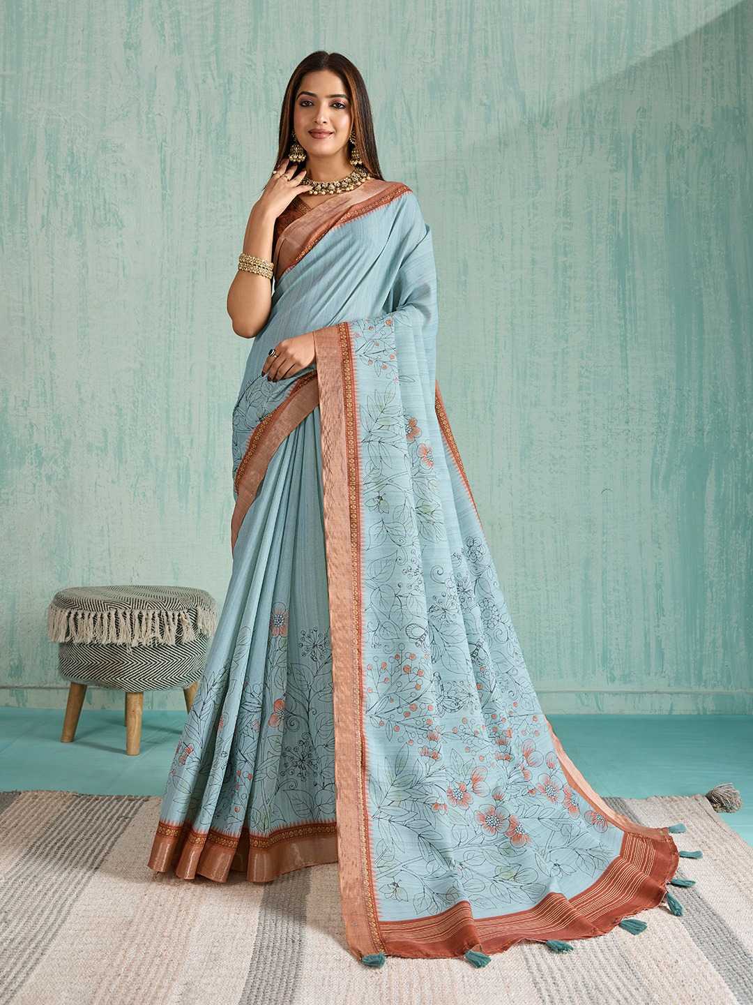 Silk Printed Saree